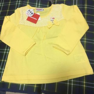 ミキハウス(mikihouse)の新品 タグ付き ミキハウス ロンＴ チュニック 90 うさこ(Tシャツ/カットソー)