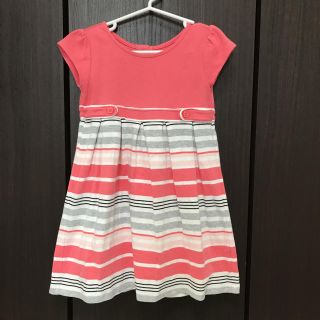 ジンボリー(GYMBOREE)のgymboreeピンクボーダーワンピース5T 110ジンボリー(ワンピース)