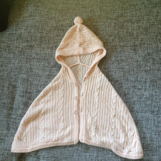 COMME CA ISM(コムサイズム)のCOMME CA ISM ベビーポンチョ キッズ/ベビー/マタニティのキッズ服女の子用(90cm~)(その他)の商品写真