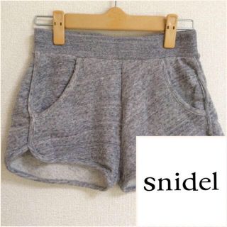 スナイデル(SNIDEL)のsnidel♡スウェットショートパンツ(ショートパンツ)