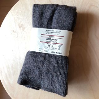 ムジルシリョウヒン(MUJI (無印良品))のmaaさま専用です☆【新品未使用】無印良品　足なり直角　綿混タイツ(タイツ/ストッキング)