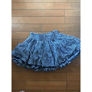 ジェニィ(JENNI)のしぃ様専用☆JENNI☆ギンガムチェックフリルスカート150(スカート)