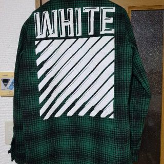 オフホワイト(OFF-WHITE)のoff-white オフホワイト　チェックシャツ(シャツ)