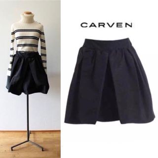 カルヴェン(CARVEN)のcarven タフタスカート(ミニスカート)