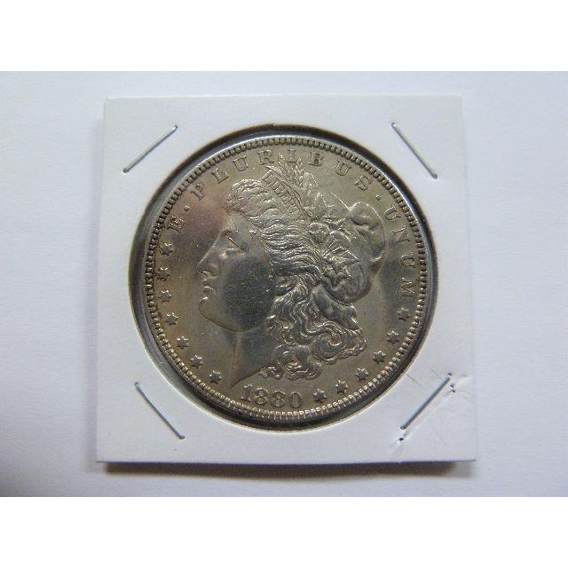 アメリカ モルガンダラー 1880年-O 1ドル銀貨 アンティークコイン -