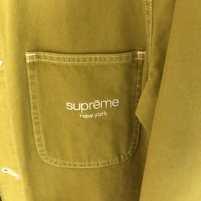 Supreme(シュプリーム)のちゃお様 supreme denim chore coat メンズのジャケット/アウター(Gジャン/デニムジャケット)の商品写真