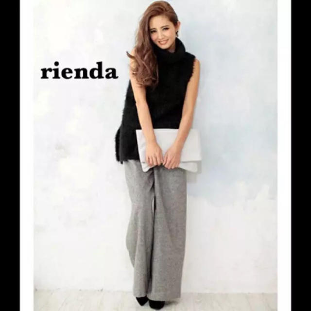 rienda(リエンダ)のrienda ワイドパンツ レディースのパンツ(カジュアルパンツ)の商品写真