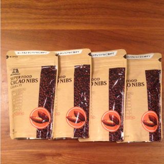 モリナガセイカ(森永製菓)のカカオニブ 4つセット cacao nibs  森永 スーパーフード(その他)