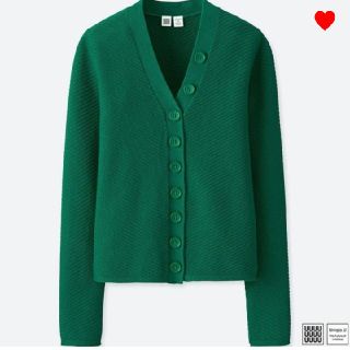 ユニクロ(UNIQLO)の  ユニクロ 今季完売 新品コットンカシミヤリブカーディガン S(カーディガン)