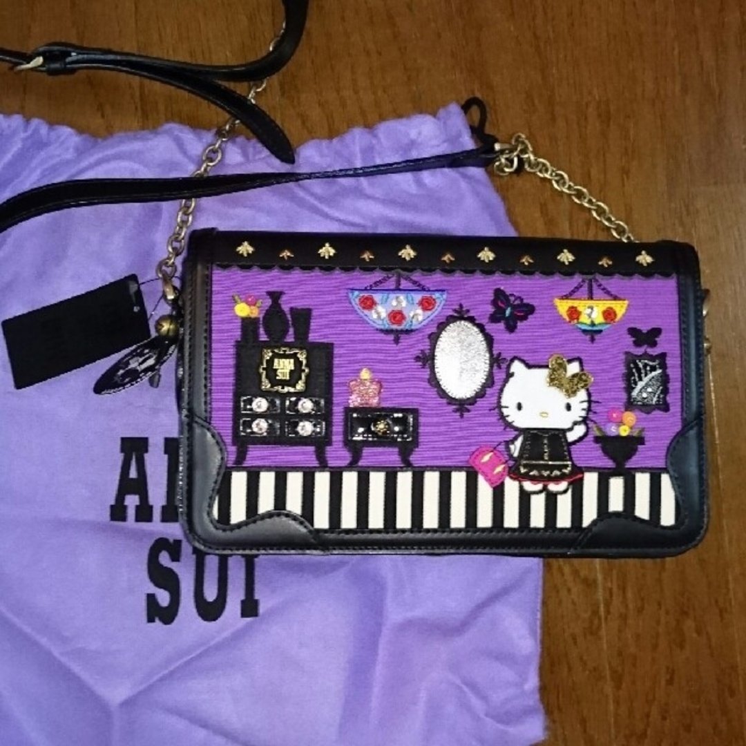 ANNA SUI - ANNA SUI ハローキティコラボ ショルダーバッグの ANNA SUI - ANNA SUI ハローキティコラボ ショルダーバッグの