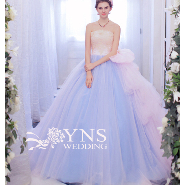 みん様専用💓YNS wedding カラードレス♡ レディースのフォーマル/ドレス(ウェディングドレス)の商品写真
