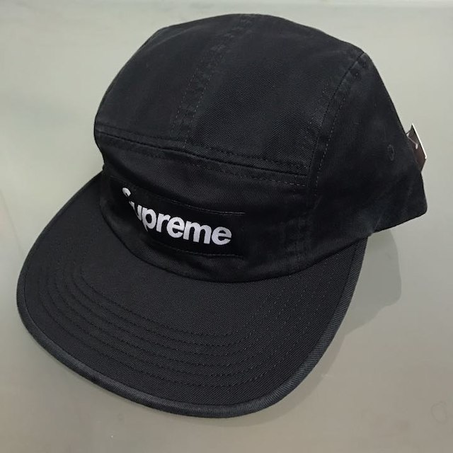 国内正規 SUPREME Washed Chino Twill Camp Cap