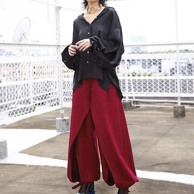 海外販売× 完売品 PAMEO POSE×MARY QUANT ワイドパンツ free