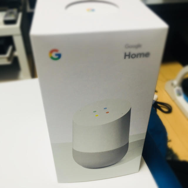 【ホームハッピー様専用】Google home グーグルホーム スマホ/家電/カメラのオーディオ機器(スピーカー)の商品写真