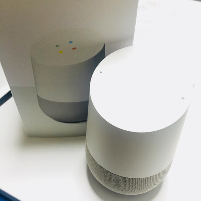 【ホームハッピー様専用】Google home グーグルホーム スマホ/家電/カメラのオーディオ機器(スピーカー)の商品写真