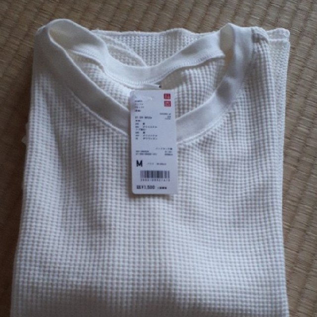 UNIQLO(ユニクロ)のユニクロ　ワッフルVネックT レディースのトップス(ニット/セーター)の商品写真