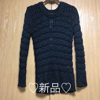 ムルーア(MURUA)の【新品】MURUA ボーダーニットワンピース(ニット/セーター)