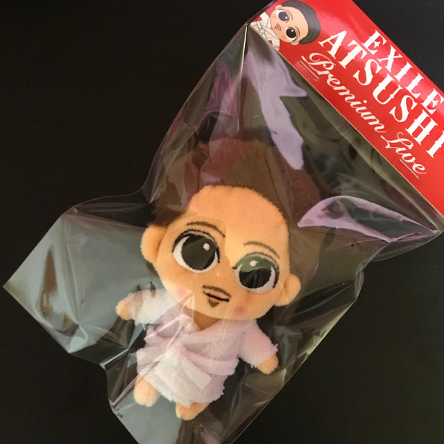 誠実 Exile Atsushi スナちゃん ぬいぐるみキーホルダー ミュージシャン Raffles Mn