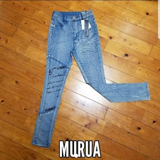 ムルーア(MURUA)のMURUA　新品タグ付きスキニー　XSサイズ(スキニーパンツ)