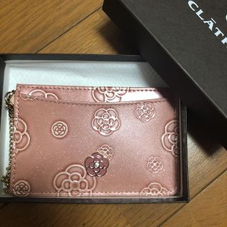 クレイサス(CLATHAS)の値下げ！箱付き CLATHASパスケース(名刺入れ/定期入れ)