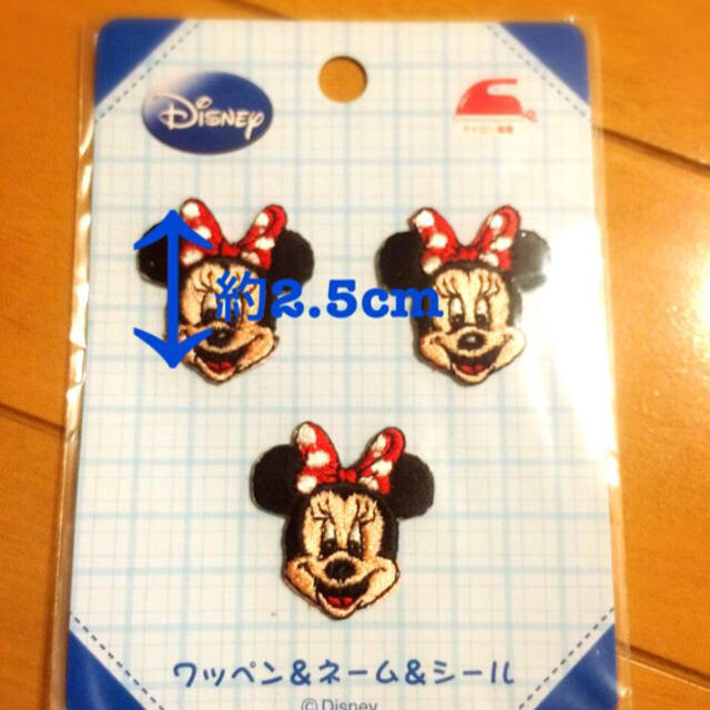 Disney(ディズニー)の小さなミニーちゃん ワッペン その他のその他(その他)の商品写真