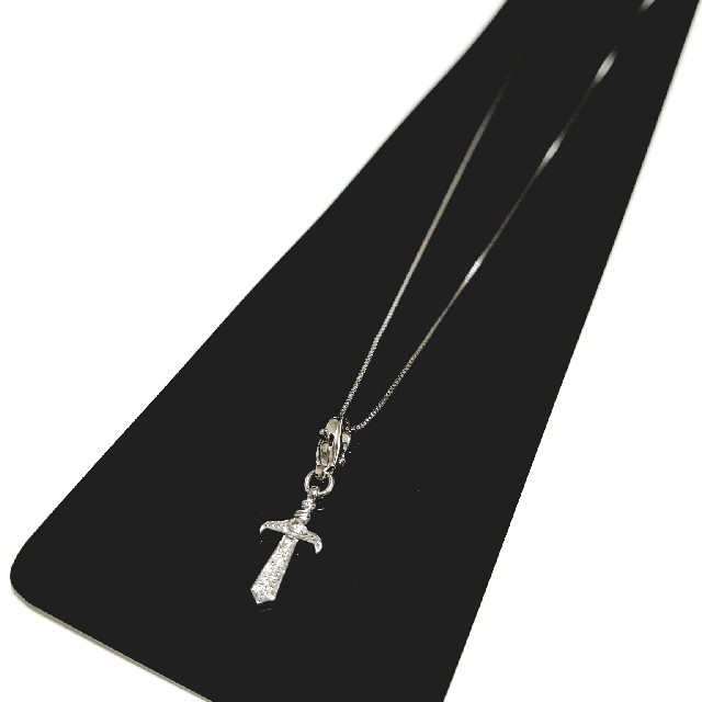 SALE100%新品 K18 剣の通販 by みほ's shop|ラクマ ダイヤ入り ホワイトゴールド ネックレス 安い超歓迎