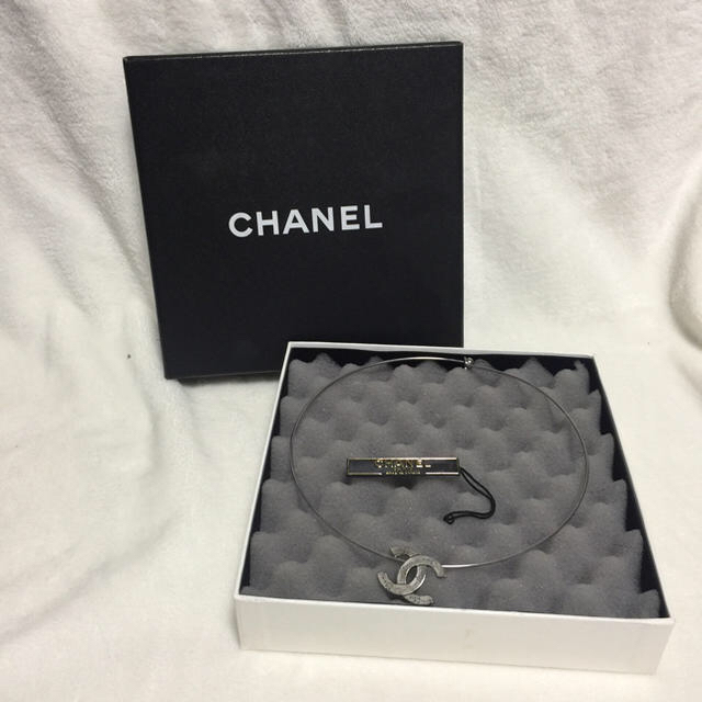 ネックレスCHANEL シルバー チョーカー