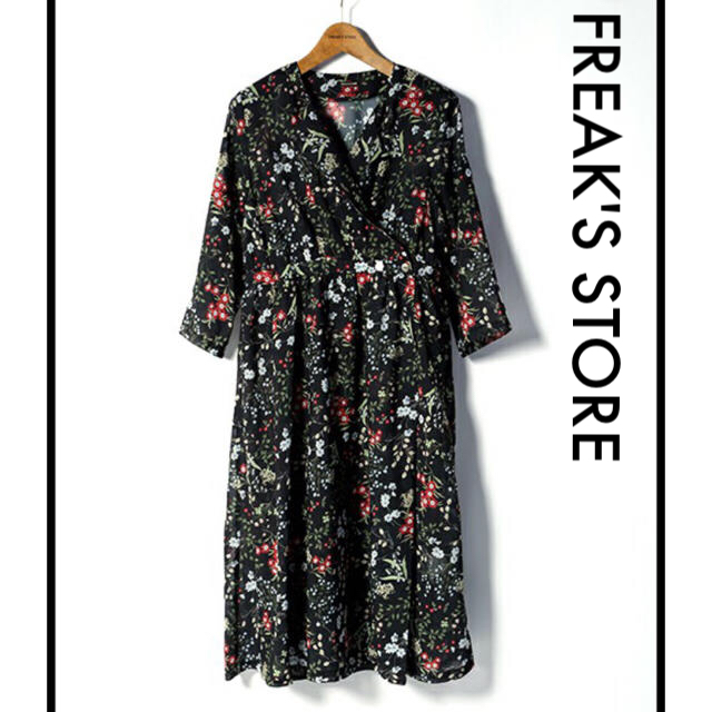 FREAK'S STORE(フリークスストア)のFREAK'S STORE 花柄ワンピース レディースのワンピース(ロングワンピース/マキシワンピース)の商品写真