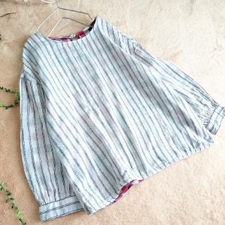 ロペピクニック(Rope' Picnic)のロペピクニック *ダブルガーゼ裏地チェックブラウス *(シャツ/ブラウス(長袖/七分))