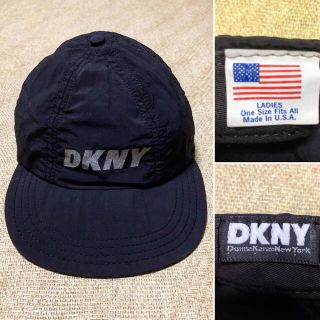 ダナキャランニューヨーク(DKNY)の《レア》USA製 90s DKNY ダナキャラン vintage 6パネル(キャップ)