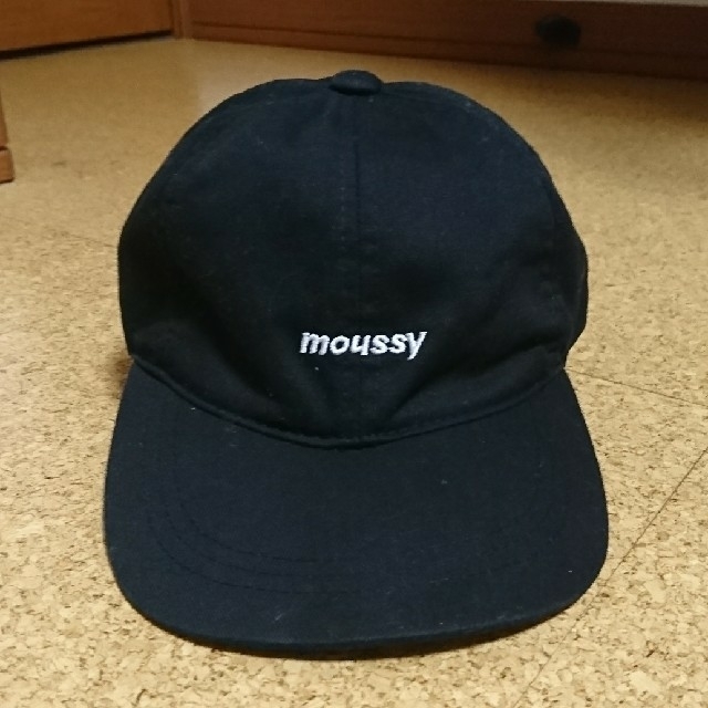 moussy(マウジー)の2/28限定 MOUSSY キャップ 帽子 黒 レディースの帽子(キャップ)の商品写真