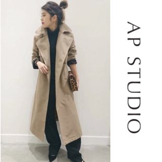 新品 AP STUDIO ◆ トレンチコート キャメル 完売品