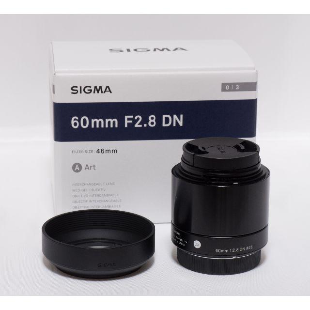 SIGMA(シグマ)の【美品・送料無料】SIGMA 60mm F2.8 DN Art m4/3用 スマホ/家電/カメラのカメラ(レンズ(単焦点))の商品写真