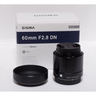 シグマ(SIGMA)の【美品・送料無料】SIGMA 60mm F2.8 DN Art m4/3用(レンズ(単焦点))