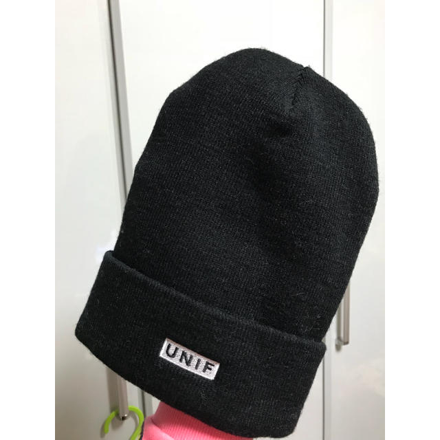 UNIF(ユニフ)のUNIF☆ニット帽 レディースの帽子(ニット帽/ビーニー)の商品写真