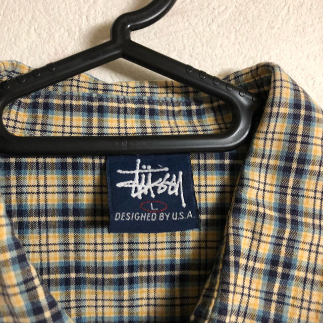 STUSSY - old stussy チェックシャツの通販 by ひろろん's shop STUSSY - old stussy チェックシャツの通販 by ひろろん's shop