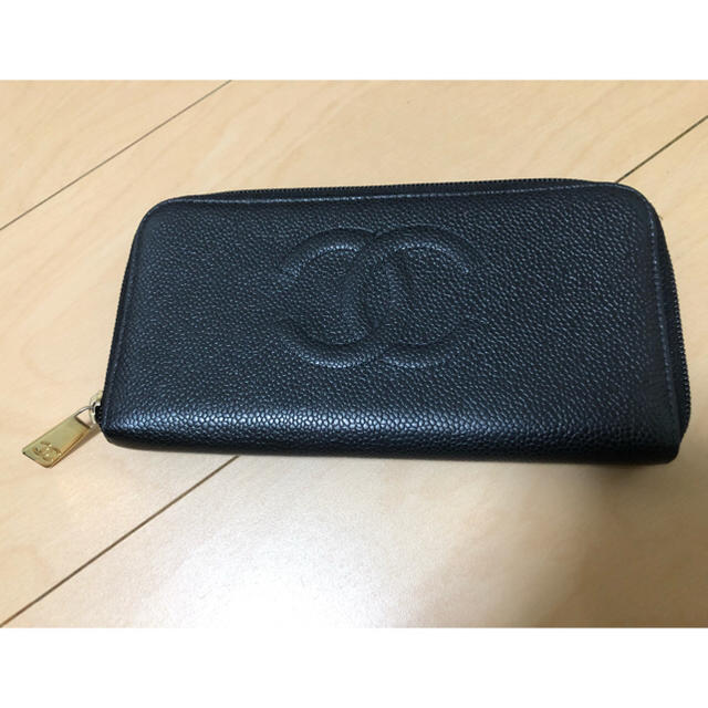 CHANEL(シャネル)のCHANEL キャビアスキン長財布 レディースのファッション小物(財布)の商品写真