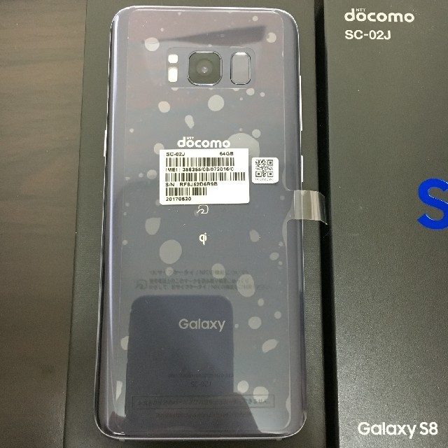 SAMSUNG(サムスン)のGalaxy s8 simフリー docomo SC-02J スマホ/家電/カメラのスマートフォン/携帯電話(スマートフォン本体)の商品写真