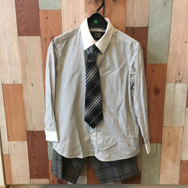 値下げ120cm卒園入学式向け一式セット キッズ/ベビー/マタニティのキッズ服男の子用(90cm~)(ドレス/フォーマル)の商品写真