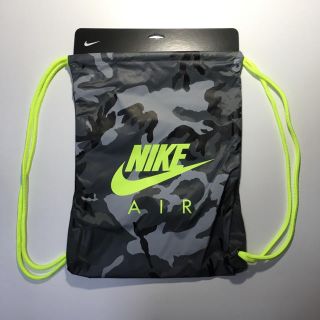 ナイキ(NIKE)の新品 Nike AIR ヤングアスリート ジムサック ナップサック 迷彩 カモ(バッグパック/リュック)