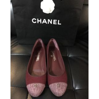 シャネル(CHANEL)のシャネル♥︎バレエシューズ38♥︎美品(バレエシューズ)