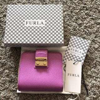 フルラ(Furla)のFURULA フルラ メトロポリス 二つ折り財布  ピンク(財布)