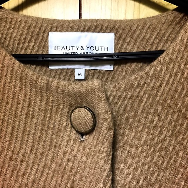 BEAUTY&YOUTH UNITED ARROWS(ビューティアンドユースユナイテッドアローズ)の新品  BEAUTY&YOUTH   UNITEDARROWS ノーカラーコート レディースのジャケット/アウター(ノーカラージャケット)の商品写真