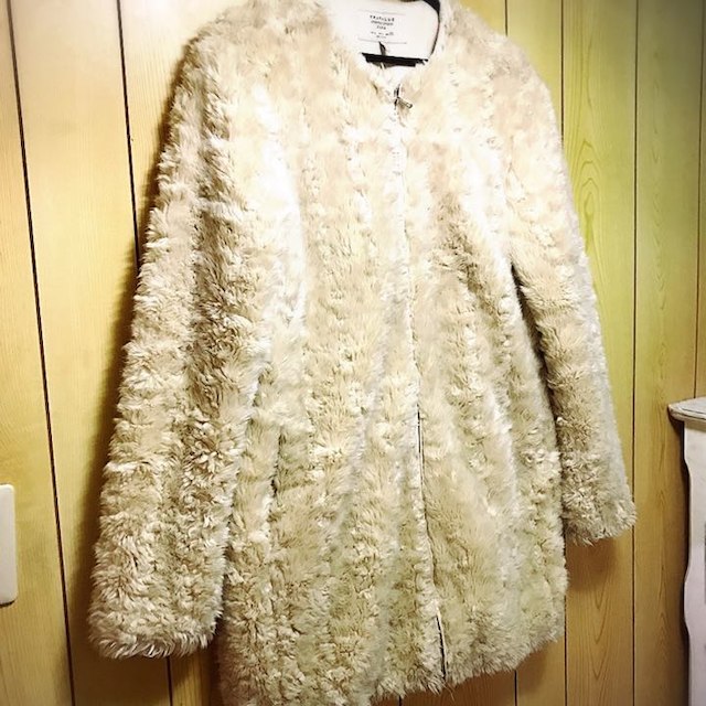 ZARA TRAFALUC ロングファージャケット L