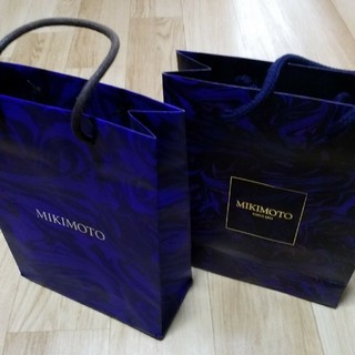 ミキモト(MIKIMOTO)の2-MIKIMOTOの紙袋2枚組(ショップ袋)