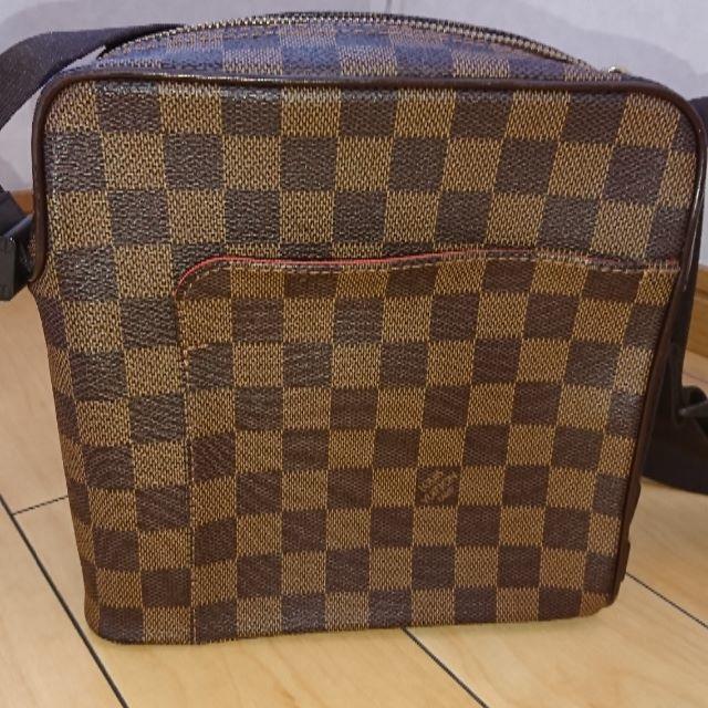 シングルファスナー開閉式ルイヴィトン LOUIS VUITTON  ショルダーバッグ ダミエ　オラフPM