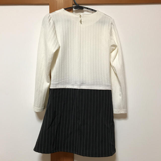 お値下げ‼️美品 ポロ ワンピース 130 法事 お出かけ キッズ/ベビー/マタニティのキッズ服女の子用(90cm~)(ワンピース)の商品写真