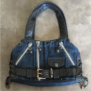 クロムハーツ(Chrome Hearts)の※たろう様専用★クロムハーツ JJ DEAN デニム×レザー！(ショルダーバッグ)