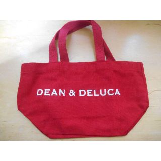 ディーンアンドデルーカ(DEAN & DELUCA)の週末限定価格　DEAN&DELUCA　トートバック 　レッド　Sサイズ　未使用　(トートバッグ)