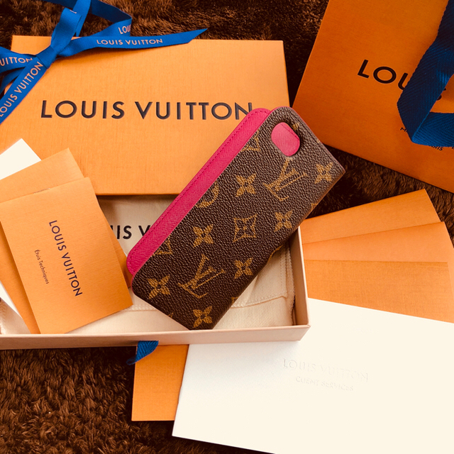 LOUIS VUITTON IP8 フォリオ (7にも対応)  ローズiPhoneケース